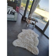 Moontime Alaçatı Doğuş Marka A Kalite Kemik Kuzu Post Peluş Halı A Post Kemik