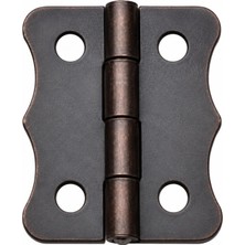 Hace Bazaar Antik Bakır 100 Adet Papatya Menteşe Düz 36X24 mm - Dekoratif Çerçevefener Sandık Kutu Menteşesi