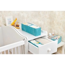 Moontime Alaçatı Baby Akordiyon Organizer Çekmece Düzenleyici Small (Yeşil) - 04102