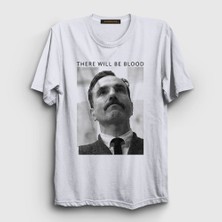 Presmono Unisex Beyaz Sinner Film There Will Be Blood T-Shirt