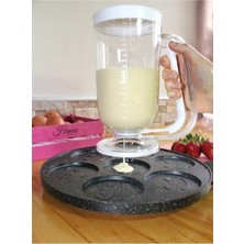 Moontime Alaçatı Hamur Porsiyonlayıcı Pankek Dağıtıcı Şekillendirici 900 ml Dökme Aparatı
