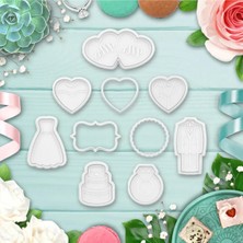 Moontime Alaçatı ???? Düğün Temalı Kurabiye Kalıbı Seti – Özel Günler Için Mükemmel!