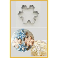Moontime Alaçatı Yılbaşı Noel Kar Tanesi Kurabiye Kalıbı