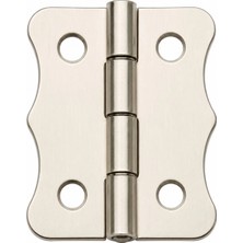 Hace Bazaar Nikel 100 Adet Papatya Menteşe Düz 30X23 mm - Dekoratif Çerçeve Fener Kutu Menteşesi