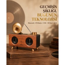 Teknodayım Çift Hoparlörlü Speaker 1800MAH Bataryalı Aux USB Sd Kartlı
