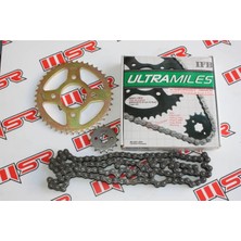 Moontime Alaçatı Zincir-Dişli Seti Yamaha Ybr 125 Ön 14 Arka 45 428-118 Bakla A Kalite