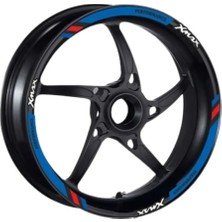 Moontime Alaçatı M Power Mavi Yamaha Xmax Uyumlu 1 Set Jant Şeridi