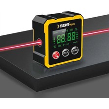 Moontime Alaçatı SGS5431 Mıknatıslı Lazer Dijital Açı Ölçer 3.7 Volt