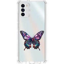 Moontime Alaçatı Reeder S19 Max Pro S Uyumlu Renkli Kelebek Desenli Silikon Kılıf