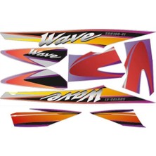 Moontime Alaçatı Wave 100 2003 - 2005 Uyumlu Stıcker Set 001