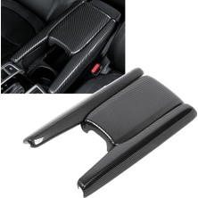 Moontime Alaçatı Honda Civic Fc5/fk7 2016–2021 Kol Dayama Konsolu Karbon Fiber Kaplama Set (3 Parça)