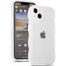 Moontime Alaçatı iphone 13 ve 14 Uyumlu Şefaf Kılıf (Kamera Korumalıdır )