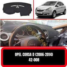 Moontime Alaçatı Opel Corsa D 2006-2014 Torpido Koruyucu Torpido Halısı Kılıf Havlu Örtü