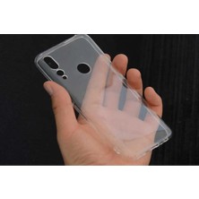 Moontime Alaçatı Huawei Y9 Prime 2019 Uyumlu Kamera Korumalı Şeffaf Renksiz Esnek Silikon Kapak/kılıf