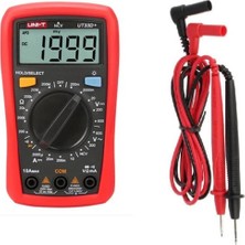 Moontime Alaçatı Unı-T Ut 33D+ Dijital Multimetre Ac/dc 600V Dc 10A Ncv UT33D+