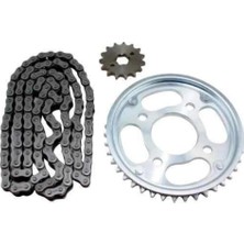 Moontime Alaçatı Honda Cbf 150 Ön Arka Dişli ve Zincir Seti 15T-43T 128L Sfr