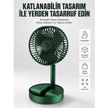 Teknodayım Katlanabilir USB Şarjlı Masaüstü Soğutucu Mini Fan Yeni Nesil