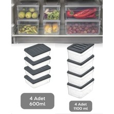 Moontime Alaçatı Buzdolabı Organizer Set Buzdolabı Düzenleyici Saklama Kabı Difriz Uyumlu Saklama Kabı