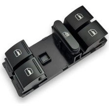 Moontime Alaçatı Vw Volkswagen Golf 6 Mk6 2009-2012 Sol Ön Kapı Cam Açma Düğmesi Takımı Dörtlü 1K4959857B