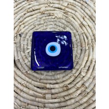 Moontime Alaçatı Cam Nazar Boncuklu Gider Kapağı Banyo Gider Kapağı Ev Dekorasyon