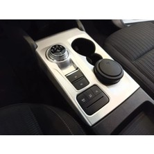 Moontime Alaçatı Ford Focus Uyumlu 2019+ Vites Konsol Kaplama Silver(Abs)