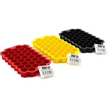 Hace Bazaar Mini Petek Buz Kalıbı - 38 Bölmeli - Silikon - Renkli