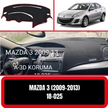 Moontime Alaçatı Mazda 3 2009-2013 Torpido Koruyucu Ön Göğüs Halısı Kılıf Havlu Örtü
