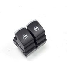 Moontime Alaçatı Seat Ibiza 2009-2012 Sol Sürücü Kapısı Cam Açma Düğmesi Tuşları Çiftli Kromlu 5K3959857C