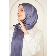 Moontime Alaçatı Sakafashion Idol Jan Jan Şal -Gri Mavi