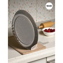 Moontime Alaçatı Ergonomik Turta Tart Kalıbı 26 cm - Siyah