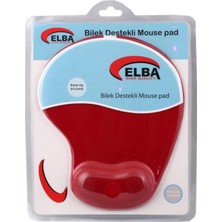 Moontime Alaçatı K06152 Bileklikli Jel Mouse Pad Kırmızı
