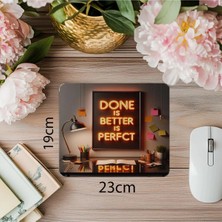 Moontime Alaçatı Tamamla Odaklı Parlak Tasarım Mouse Pad - 19X23 cm 2 mm Dikdörtgen Ithal Baskılı Mouse Pad