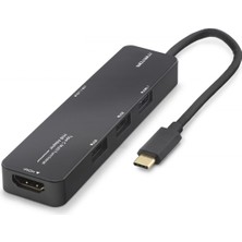 Hace Bazaar Type-C 3.2 Gen1 Hub Pd Hdmı 4K 5 Port 5 Gbps Siyah TUH305