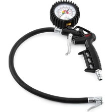 Moontime Alaçatı Lastik Şişirme Hava Jakı (Basınç Ölçerli) (0-220 Psi) (Analog)