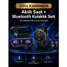 Hace Bazaar Yeni Nesil Kampanyası Bluetooth Bağlantılı Akıllı Saat ve Kablosuz Kulaklık Dijital Göstergeli
