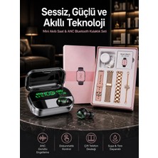 Hace Bazaar Yeni Nesil Kaliteli Akıllı Saat ve Kablosuz Bluetooth Kulaklık Yüksek Ses Kaliteli Yeni Nesil