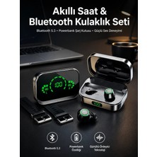Hace Bazaar Tws Bluetooth Kulaklık ve Akıllı Saat Uyku Takibi Nabız Ölçer Uzun Pil Ömrü