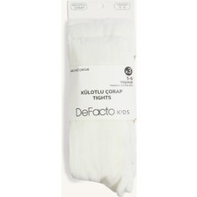 DeFacto 3'lü Paket Pamuklu Düz Külotlu Çorap Kız Çocuk I3270A8NS