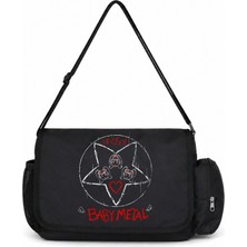 Sevbano Babymetal Rock Metal Müzik Grubu Baskılı Unisex Okul, Spor, Ofis Çok Amaçlı Postacı Çantası