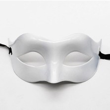 Akıllı Bayi Beyaz Renk Masquerade Kostüm Partisi Venedik Balo Maskesi