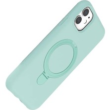 Marsilyan Mey Ithalat®   iPhone 11 Regal Magsafe Standlı Kapak - Su Yeşili