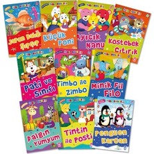 Esranın Dünyası Timaş Çocuk Mini Masallar Seti 3 (10 Kitap) - Nalan Aktaş