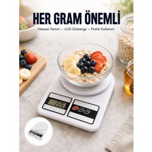 Uslucan Alışveriş LCD Ekranlı Yüksek Hassasiyetli Dijital Mutfak Terazisi Yeni Nesil
