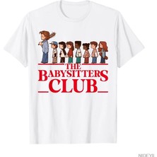 Tarzsokak Komik Bebek Bakıcıları Kulübü Retro Arkadaşlar T-Shirt Erkekler Kadınlar Için % 100% Pamuk T