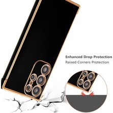 Esranın Dünyası Parlak Gold Kenarlı Yumuşak Silikon ve Kamera Korumalı Telefon Kılıfı