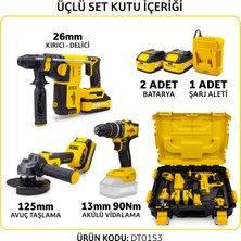 Dawreek Akülü 3'lü Set DT01S3