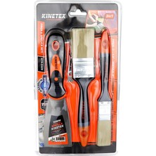 Hace Bazaar 3pcs  Boyacı - Nalbur Set  50MM Spatula - 2x Kestirme Fırça (4887)
