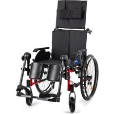 Baymedikal Comfort Plus Baldır Destekli Tekerlekli Sandalye | Alüminyum Şase, Sırt Yatar, Komforlu Recline 38CM