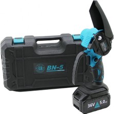 Hace Bazaar BANCO-800 Chaın Saw Yağlı - Zincirli Bn-5 LTJ-6A 6 Inç Budama - Dal Kesme Makine Şarjlı - 2 Batarya 36V 5.0AH (4887)