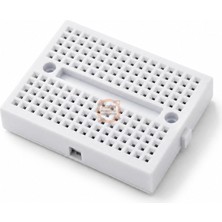 Meon Robotik Otomasyon Mini Breadboard 170 Pin Yapışkan Tabanlı Prototipleme Kartı (Beyaz)